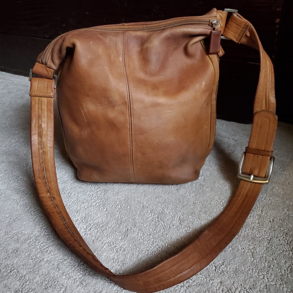 Tignanello Leather Crossbody Bag